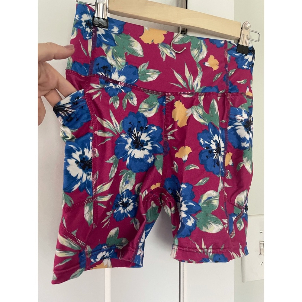 Active Shorts with floral design